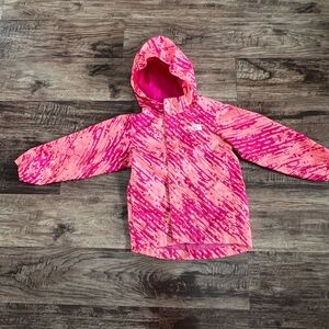 The North Face Kids Pink Raincoat/Windbreaker